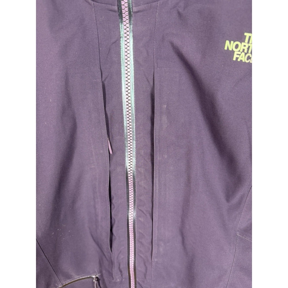 The North Face Women's L Purple Hooded Ski Jacket Gore-Tex Insulated Primaloft - Picture 5 of 15